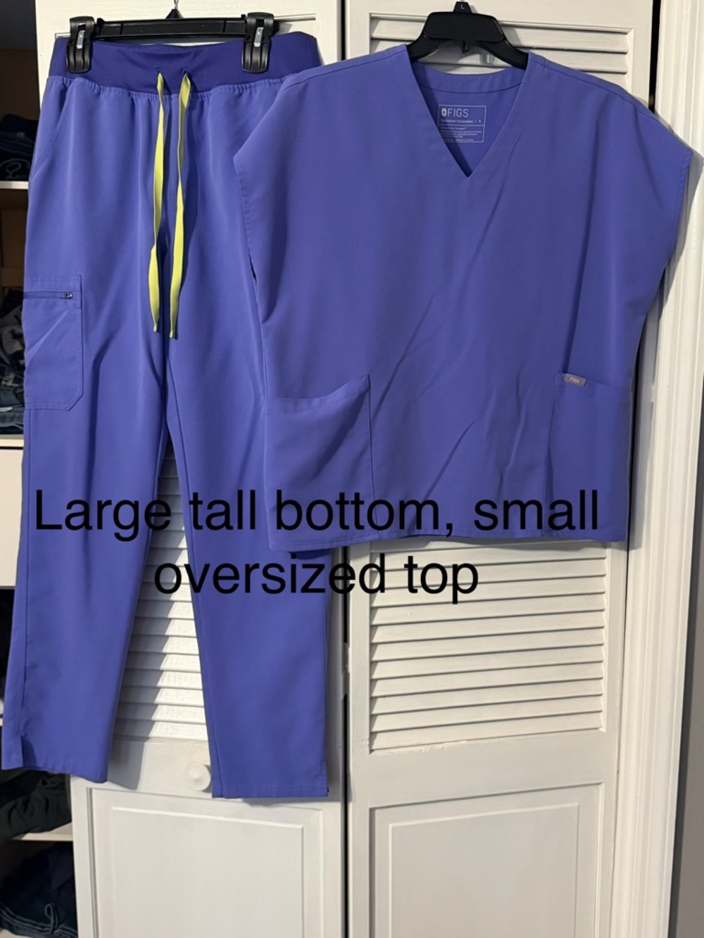 Figs Purple Scrub Set